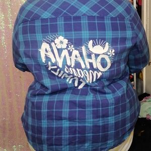 Torrid lilo stitch flannel size 3